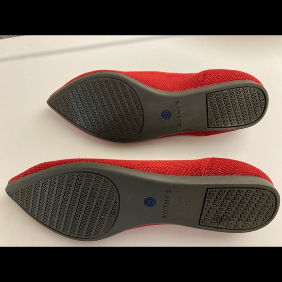 Rothy’s Points Red Size 7 - Picture 3 of 3
